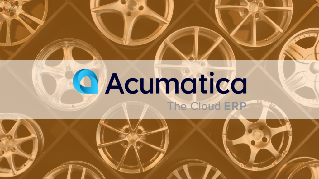 Acumatica for automotive Aftermarket